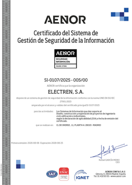 Certificación  SI-0107/2025 - 005/00